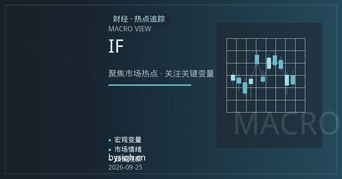 季末资金面叠加长假持仓成本：IF合约基差与仓位管理思路